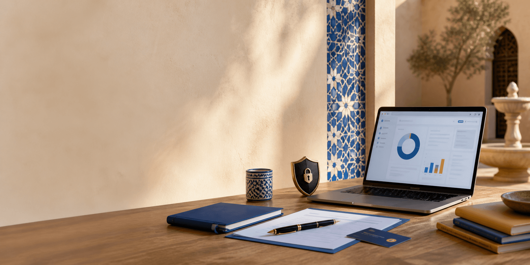 Espace de travail Schoolaris inspiré du Maroc